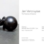 Jan Vercruysse in mostra presso Vistamare a Pescara e Vistamarestudio a Milano