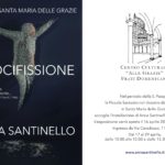 Anna Santinello Crocifissione Milano Chiostro del Bramante