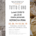 Irina Kerimova Mostra Lecce Fondo Verri