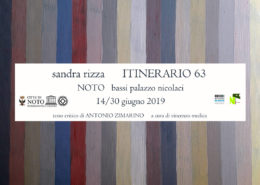 Sandra Rizza espone al Palazzo Nicolaci di Noto