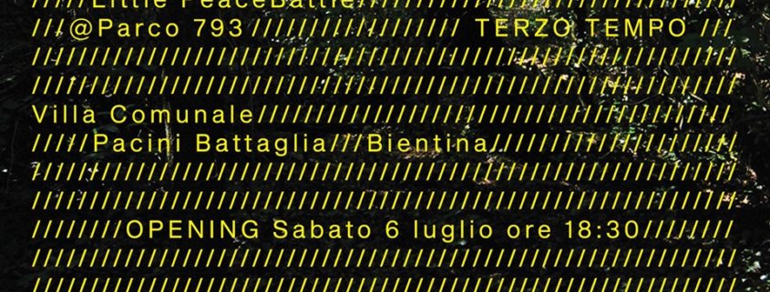 Terzo tempo - mostra alla Villa Pacini Battaglia - Bientina