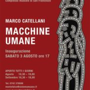 MArco Catellani Mostra Macchine umane a Montefalco