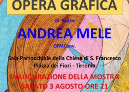 Andrea Mele Opera grafica in mostra a Tirrenia
