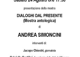 Andrea Simoncini Mostra antologica Giubbe Rosse Firenze