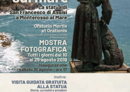 la statua di San Francesco d’Assisi a Monterosso al Mare