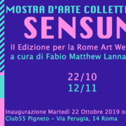 SENSUM - Rome Art Week - Urban Mirrors - Club55 Pigneto