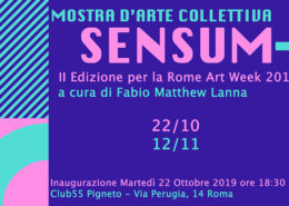 SENSUM - Rome Art Week - Urban Mirrors - Club55 Pigneto