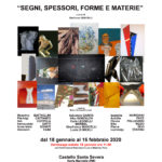 Flavio Pellegrini - SEGNI SPESSORI FORME E MATERIE - Santa Marinella - Roma