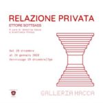 Relazione Privata Ettore Sottsass - Galleria Macca - Cagliari
