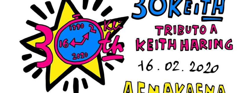 tributo a Keith Haring - galleria Afnakafna - Roma