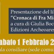 Cronaca di Fra Michele Minorita nuova presentazione a Soriano nel Cimino