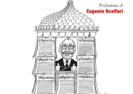 Copertina del libro “I Pirati di Scalfari” di Franco Recanatesi, nuova edizione pubblicata da Gremese Editore, saggio sulla nascita de La Repubblica e il giornalismo italiano.