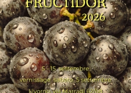 Locandina della mosgtra Fructidor 2026, quattordicesima edizione alla Melograno Art Gallery di Livorno