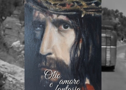 Locandina della partecipazione di Antonio Andreozzi Galante a Olio AMore e Fantasia alla MElograno Art Gallery di Livorno