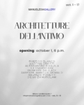 Architetture dell’intimo, mostra collettiva alla Manuel Zoia Gallery di Milano