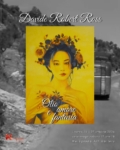 Locandina della mostra OLIO, AMORE E FANTASIA – Omaggio alla Pittura con l’opera di Davide Robert Ross alla Melograno Art Gallery di Livorno