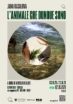 Locandina della mostra L'animale che dunque sono di Jana Kasalová al Centro Culturale Claudio Trevi di Bolzano