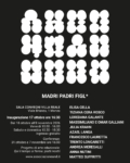 Locandina della mostra MADRI PADRI FIGL – Mostra collettiva - Sala Convegni della Villa Reale, Monza
