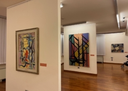 immagine della mostra “Voltolino Fontani. Il viandante della pittura” alla Fondazione Livorno