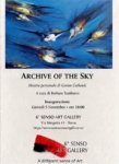 Locandina della mostra personale Archive of the Sky di Goran Cetkovic, a cura di Barbara Tamburro, alla Sesto Senso Art Gallery in via Margutta 43 a Roma, dal 5 all’11 novembre 2026.