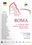 Locandina della collettiva Charm Of Art alla Galleria Arte Sempione di Roma