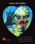 Locandina della mostra personale di Cinzia Del Bubba, “Icone ribelli tra Pop Art, memoria e immaginazione”, alla Melograno Art Gallery di Livorno dal 29 ottobre al 4 novembre 2026, con inaugurazione sabato 31 ottobre alle ore 18.