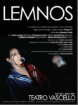 Locandina dello spettacolo Lemnos di Giorgina Pi al Teatro Vascello di Roma