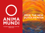 Locandina della mostra personale Paintings About the Origin of Life – Venice 2026 dell'artista Peer, The New Dutch Painter, in programma a Palazzo Pisani-Revedin a Venezia.