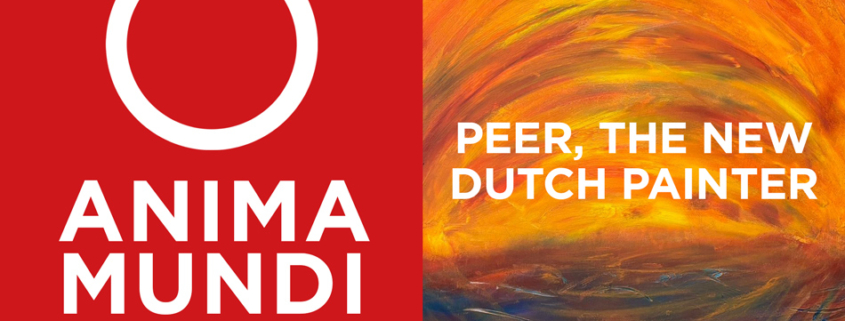 Locandina della mostra personale Paintings About the Origin of Life – Venice 2026 dell'artista Peer, The New Dutch Painter, in programma a Palazzo Pisani-Revedin a Venezia.