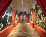 Palazzo Ducale di Urbino, Galleria Nazionale delle Marche: cinque pale d’altare di Federico Barocci, Simone Cantarini, Orazio Gentileschi e Francesco Guerrieri esposte temporaneamente al piano terra durante i lavori di restauro delle sale roveresche