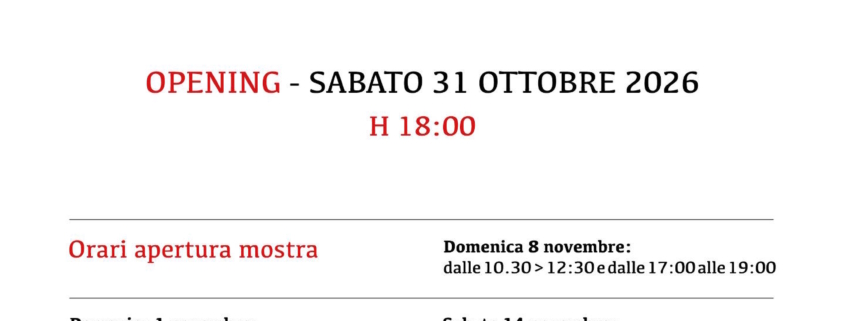 Locandina di Reliquie, mostra personale dell'artista ERK14 a cura di Fabio Maietta, in programma al Museo Diocesano di Caserta dal 31 ottobre al 15 novembre 2026.