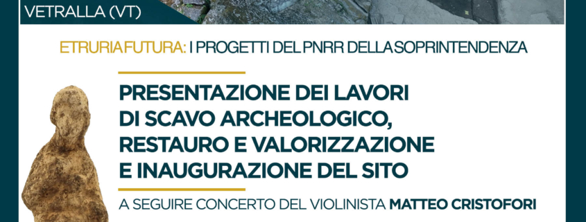 Immagine del Santuario di Demetra a Macchia delle Valli, nel territorio di Vetralla, sito archeologico dell’Etruria meridionale interessato da nuovi scavi e interventi di conservazione e valorizzazione.