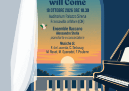 Locandina di When-the-Dawn-will-Come-Domenica-18-ottobre-allAuditorium-Sirena-Ensemble-Baccano-e-Alessandro-Stella