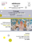 adolescĕre – Al finissage la performance di Francesca di Ciaula - La Vaccheria, Roma